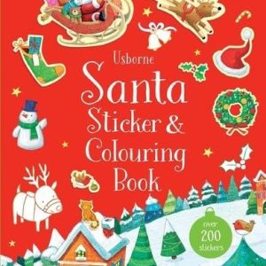 Santa Sticker and Colouring Book