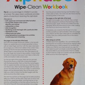 Wipe-Clean Workbook: Pre-K Alphabet (Scholastic Early Learners)