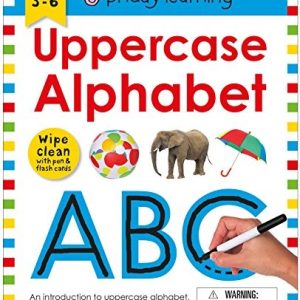 Wipe Clean Workbook: Uppercase Alphabet (Enclosed Spiral Binding): Ages 3-6; Wipe-Clean with Pen & F