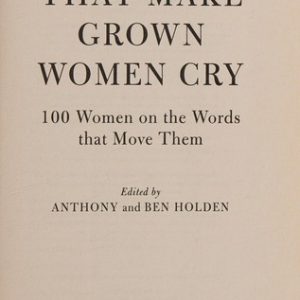 Poems That Make Grown Women Cry